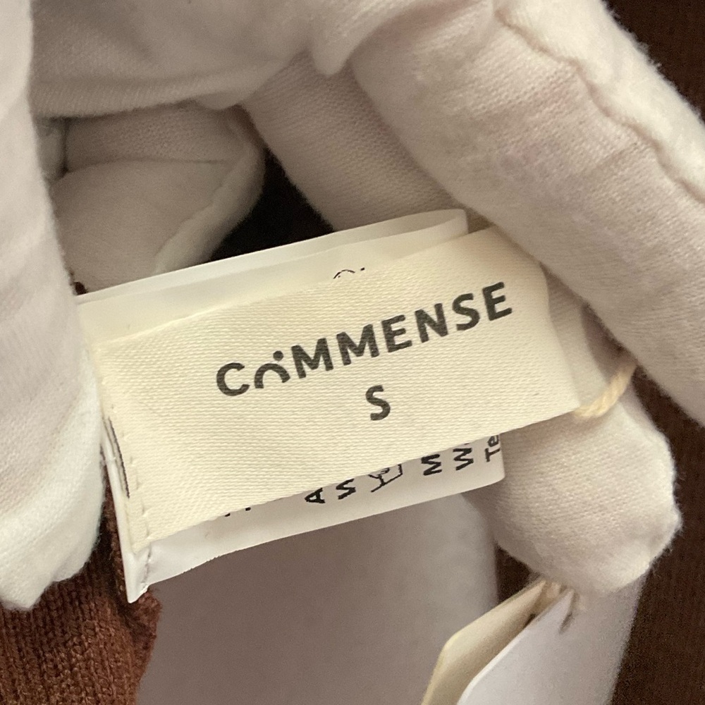 Commense Chocolate Brown Slim Turtleneck Sweater - Picture 7 of 9